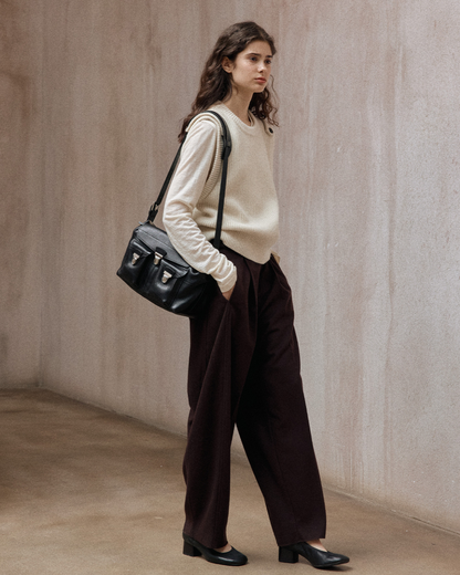 ストラクチャーショルダーニットベスト 10382