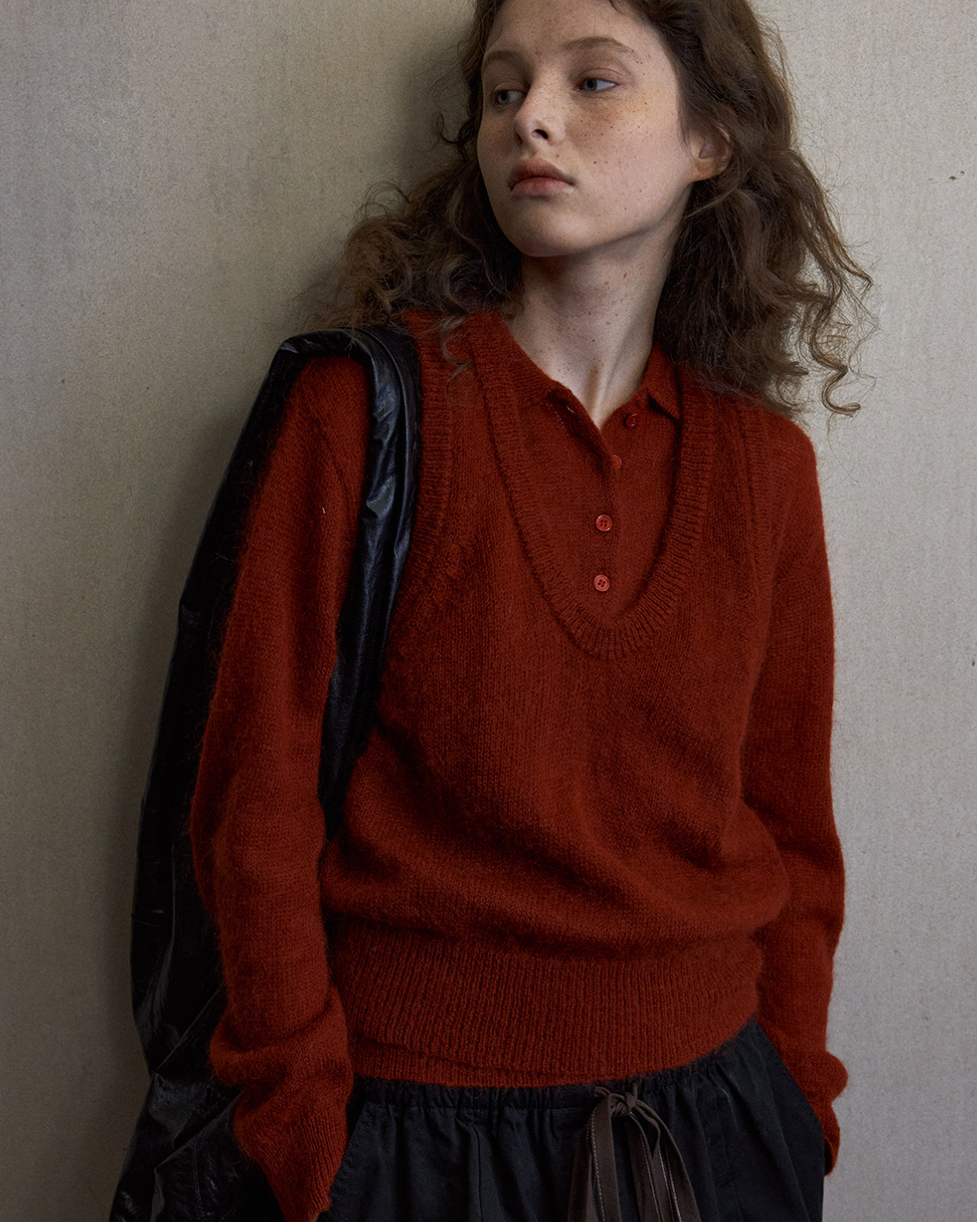 コンテンポラリーニットポロ 10500