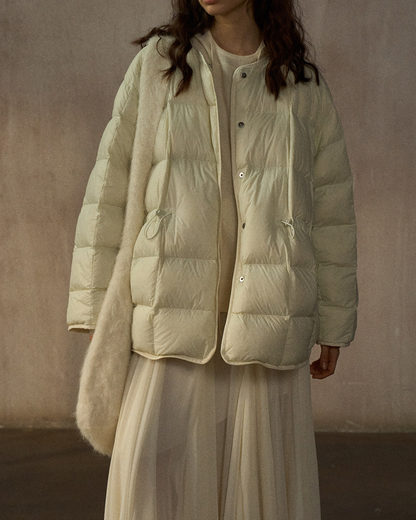 バイカラーリバーシブルダウンコート 10244