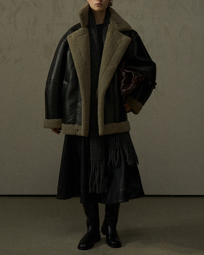 ビッグカラーボアオーバージャケット 10289