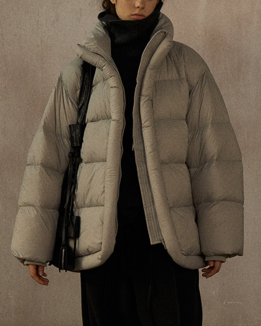 スタンドカラーミディコート 10269