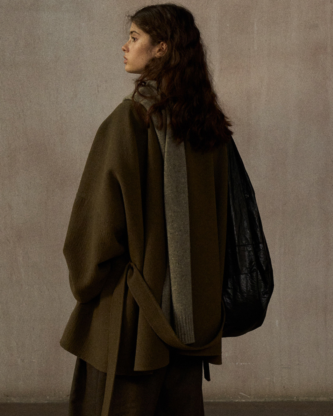 ローブスタイルストラップコート 10384