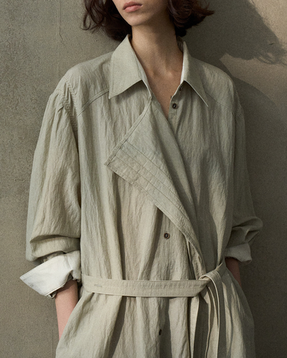 アシメノワールシャツワンピース 10344