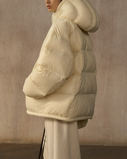 フーディーミディダウンコート 10280