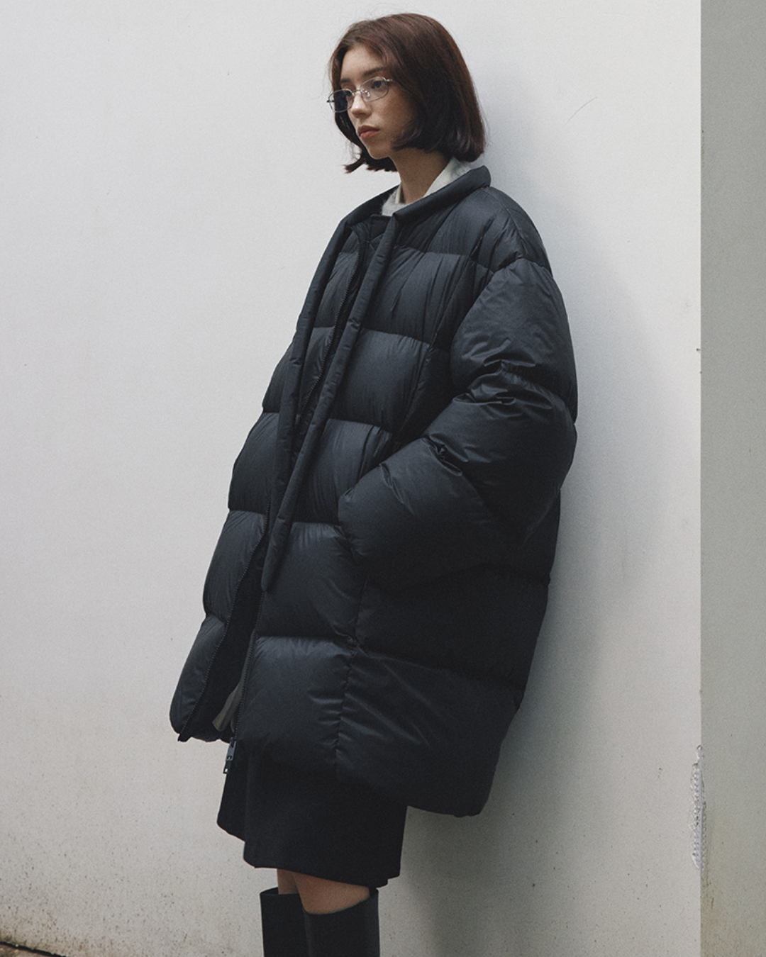 ストラップミドルジップコート 10390