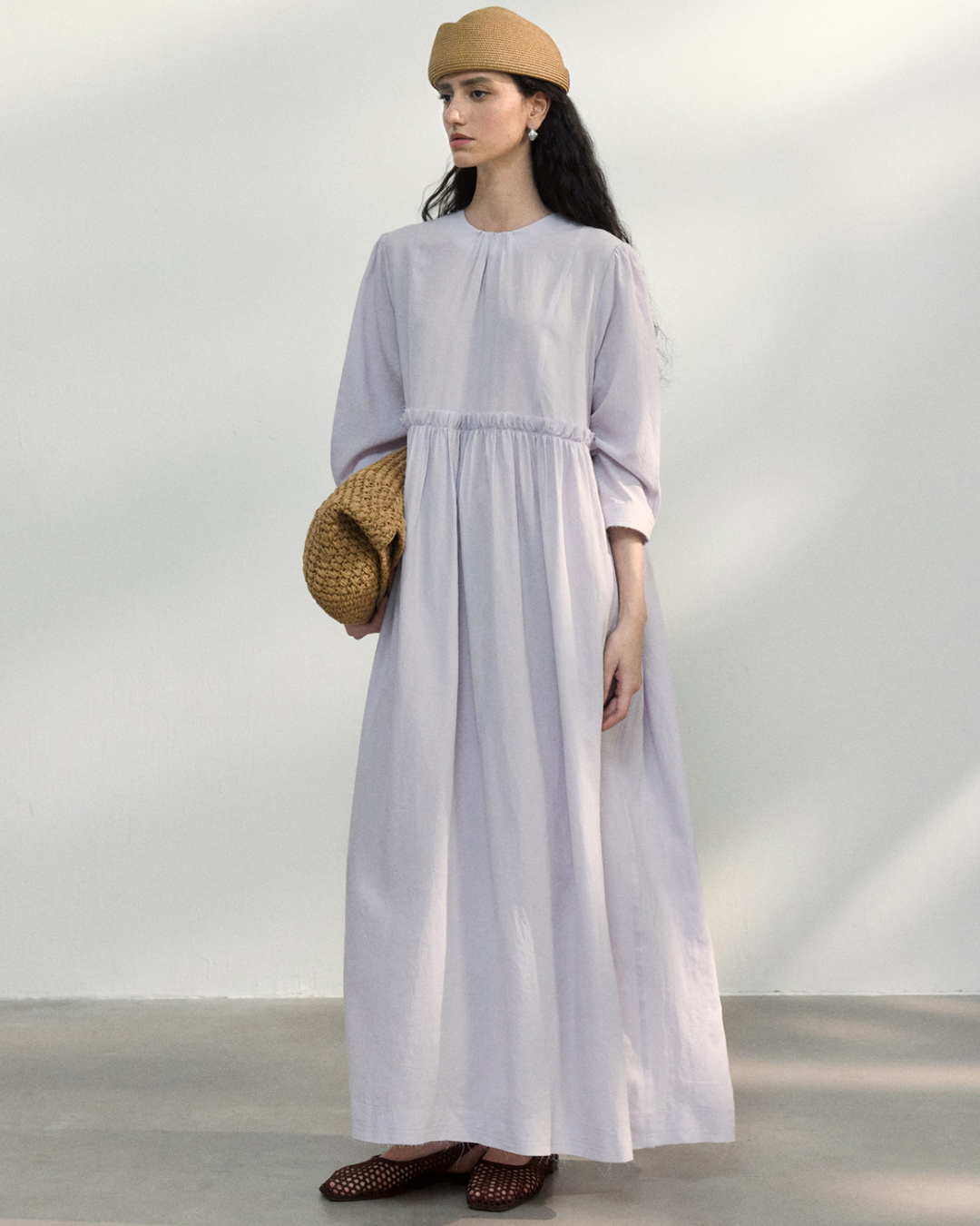 シルエットプラスロングワンピース 10476