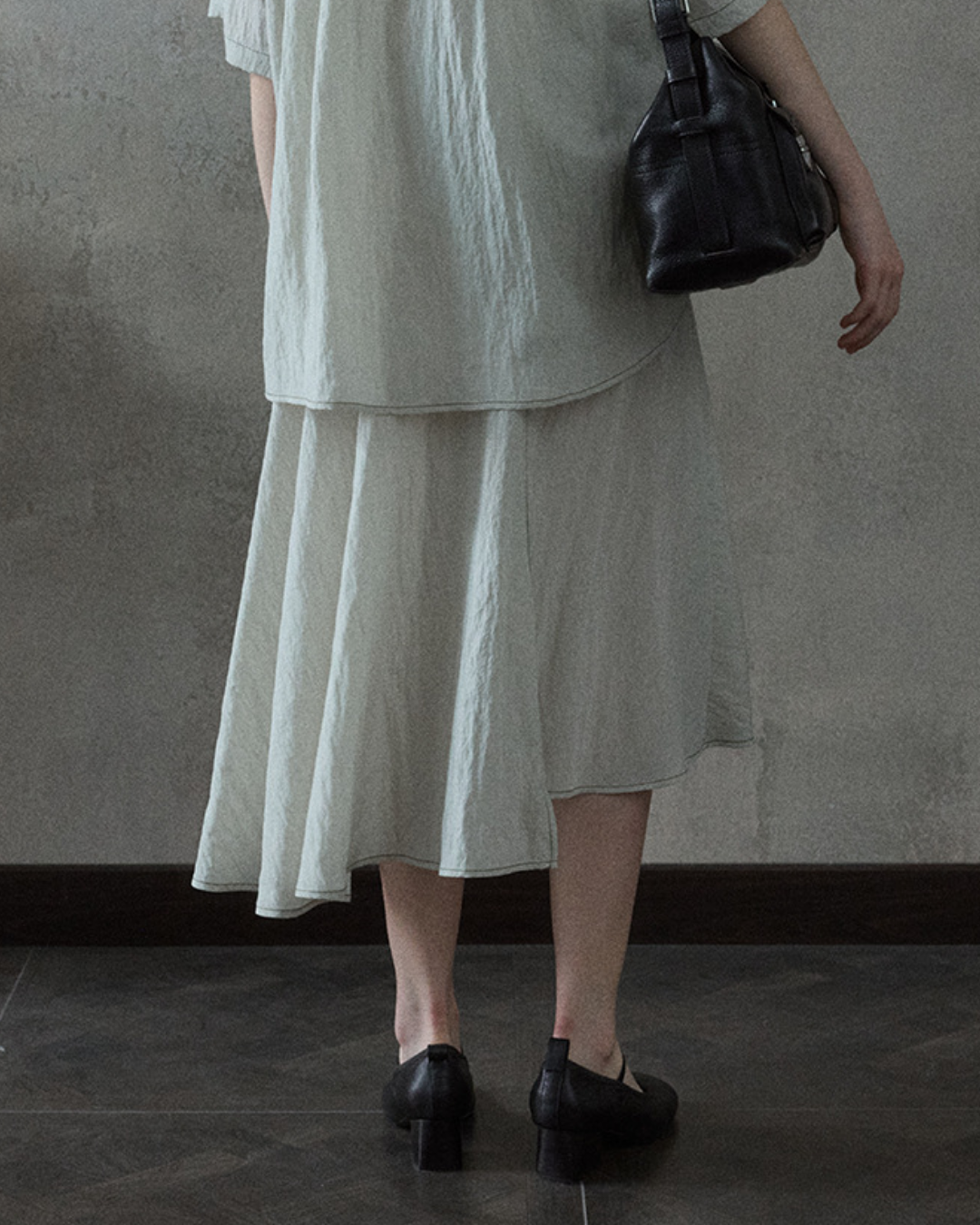 ストラクチャーイレギュラースカート 10504