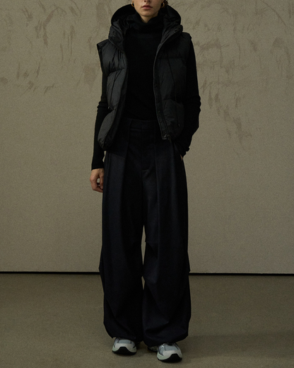 ドローコードフーディーダウンベスト 10258