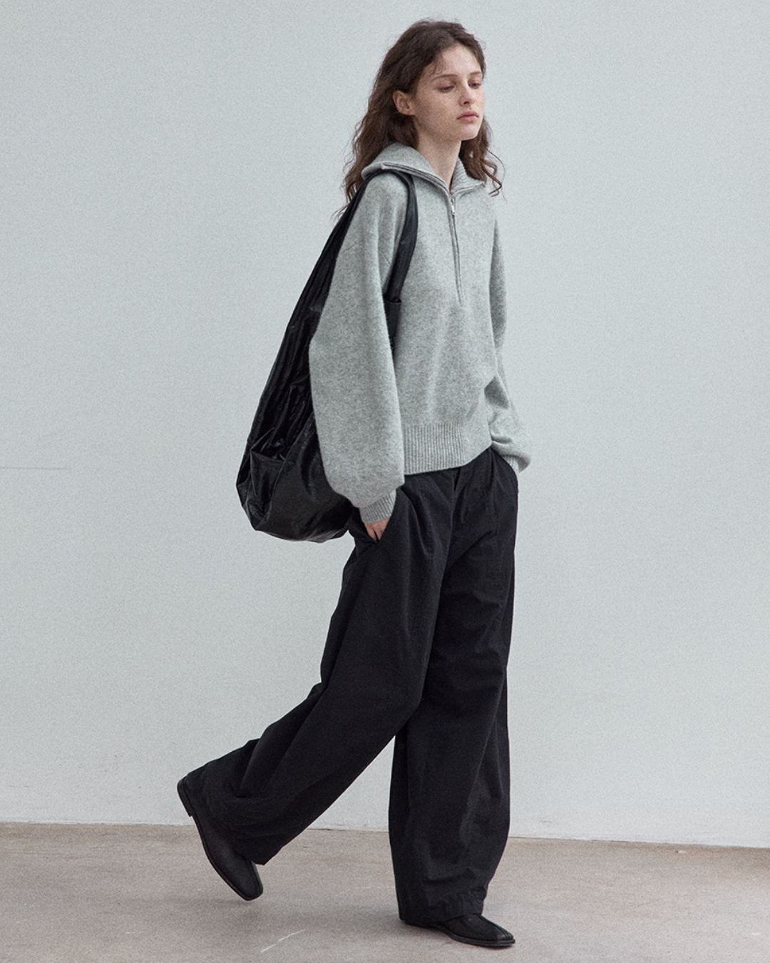 裏起毛シミターカジュアルパンツ 10179