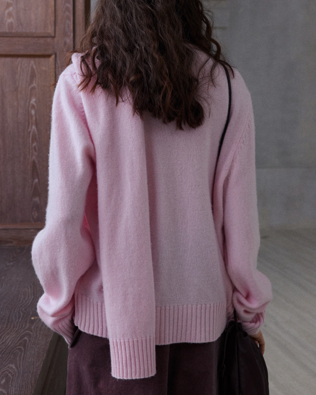 マフラーカラーニットプルオーバー 10190