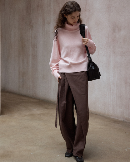 タートルネックウォームトーンニットプルオーバー 10138