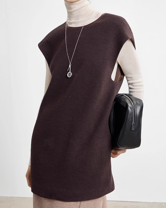 コクーンミドルバックリボンベスト 10335