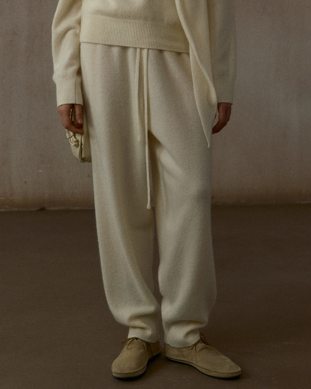 クロップドウエストゴムカジュアルパンツ 10312