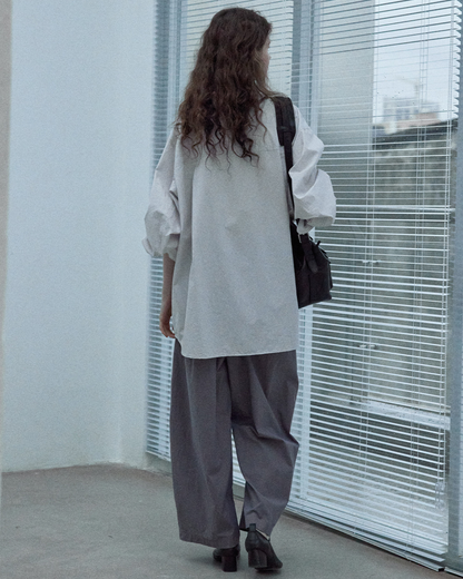 エッジカラーレスシャツ 10374