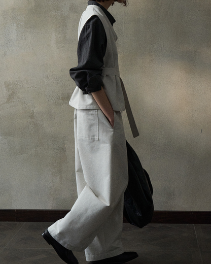 デニムカーブブレードパンツ 10346