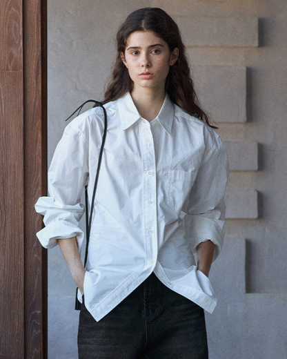 ウエストタックロングブラウス 10165