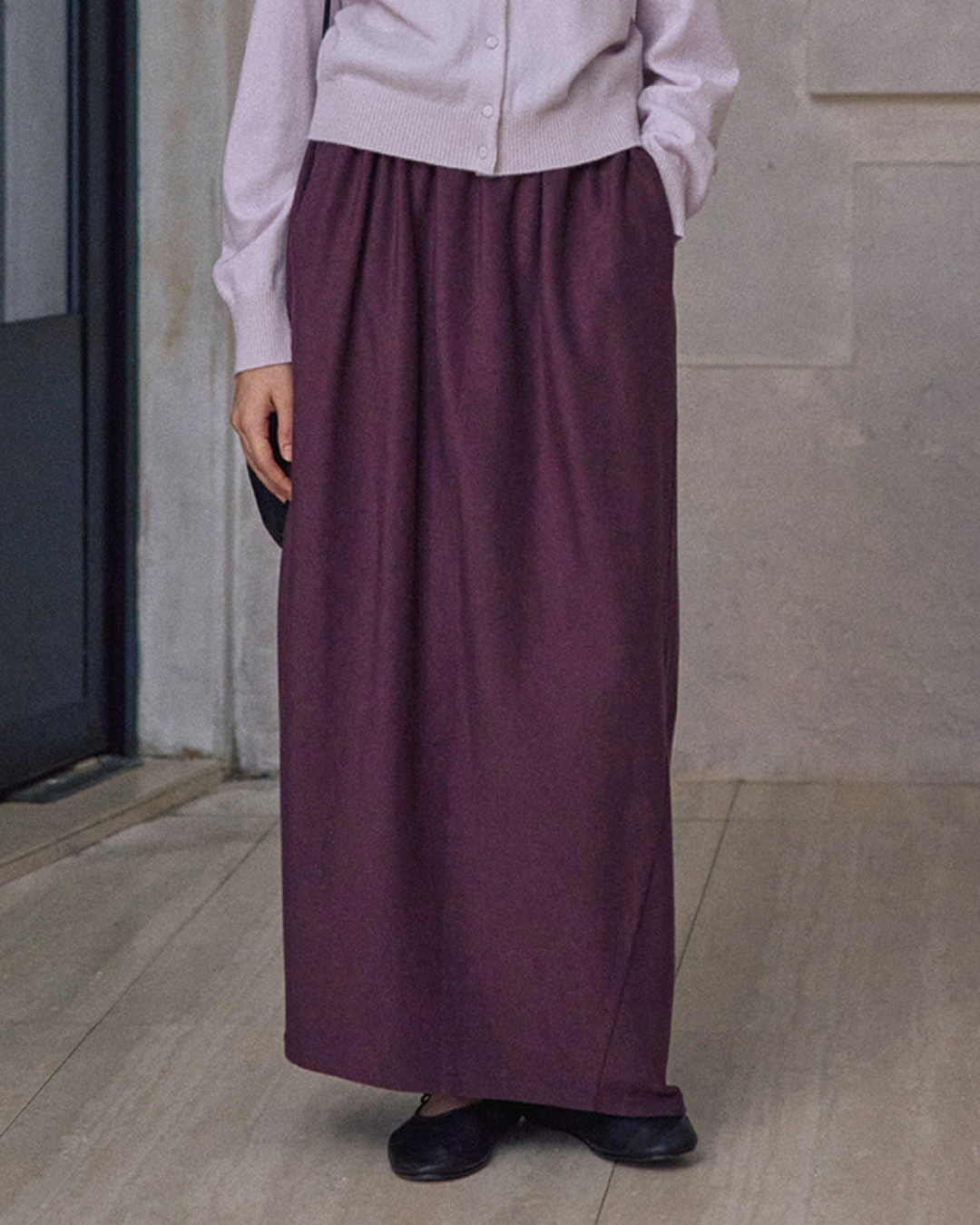 バックスリットカーブスカート 10156