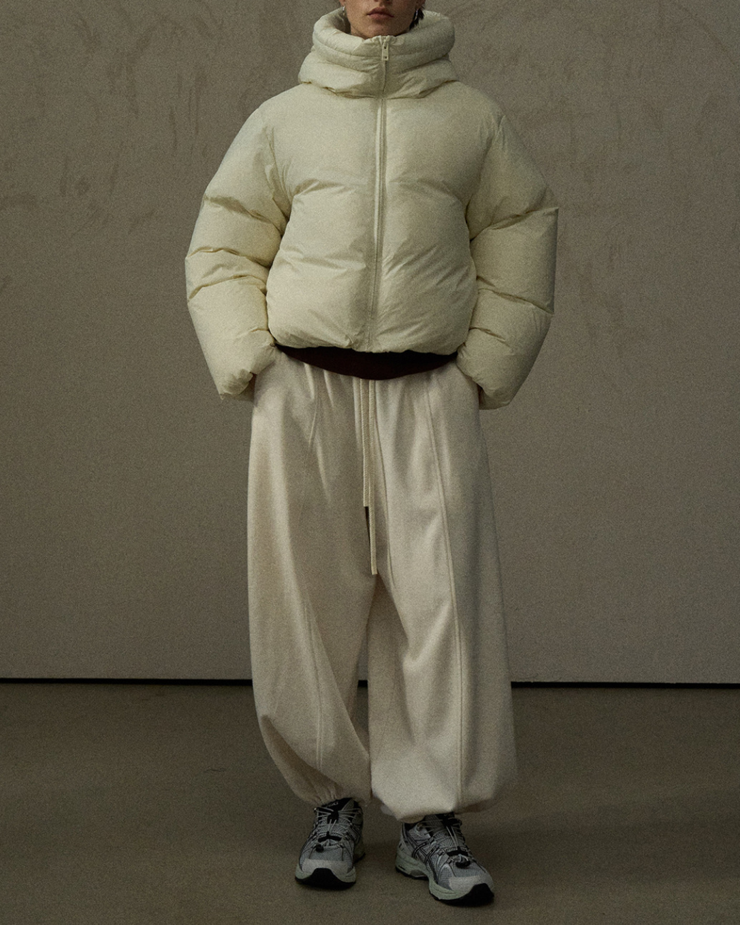 スタンドカラーショートダウンコート 10282