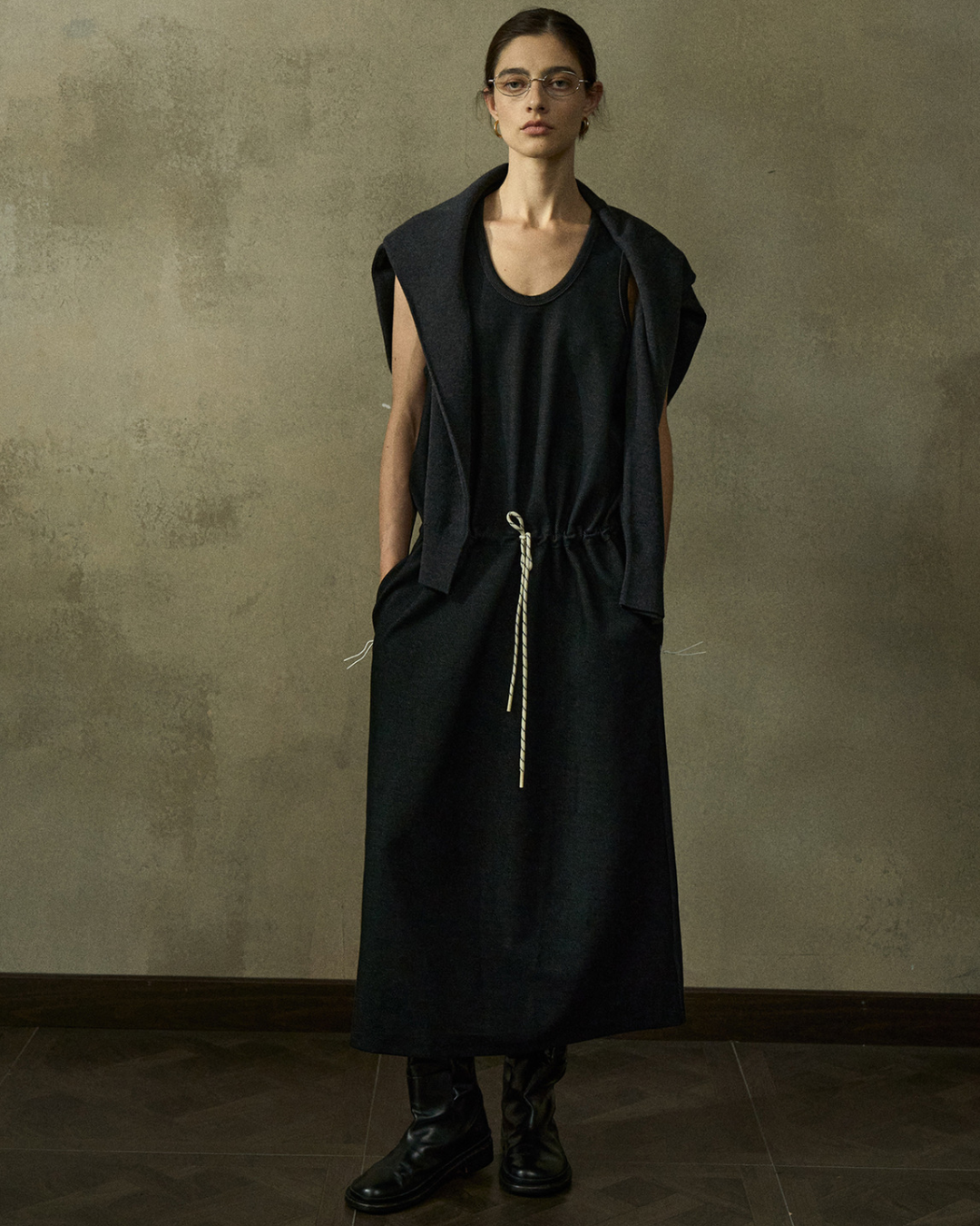 シティドロストベストワンピース 10448