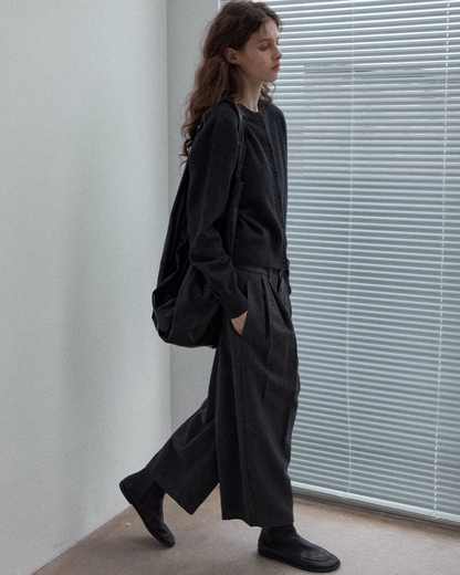 クロップドカーブパンツ 10143