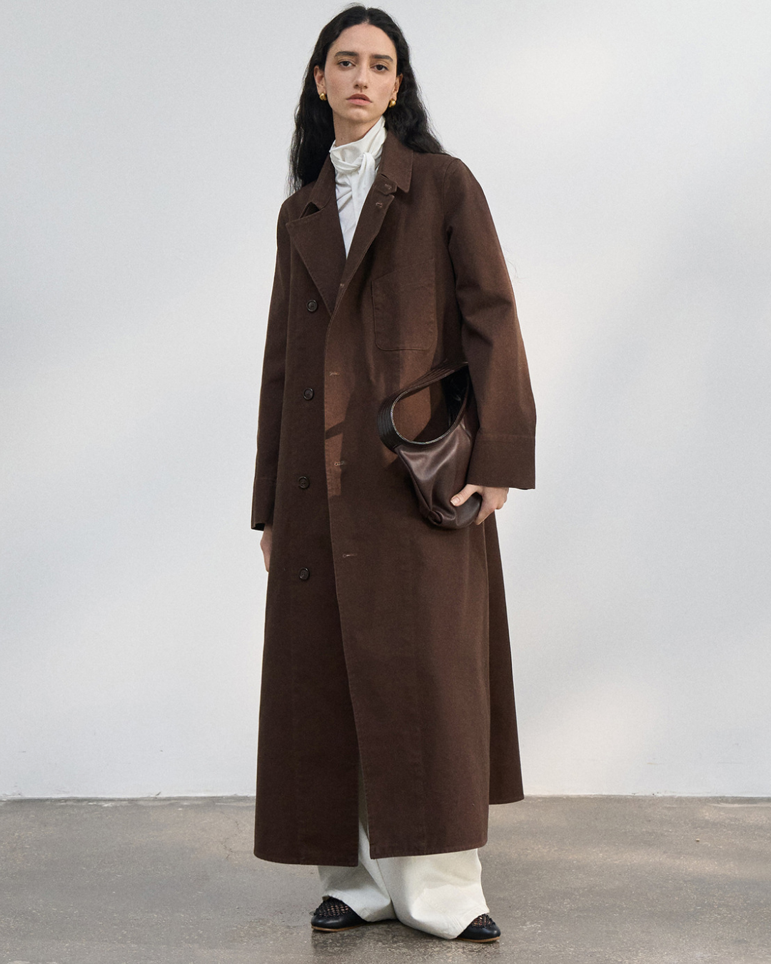 ストラクチャーアーバンロングコート 10444