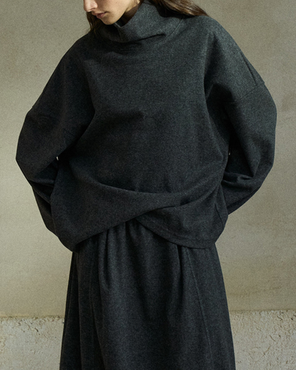 タートルネックオーバープルオーバー 10218