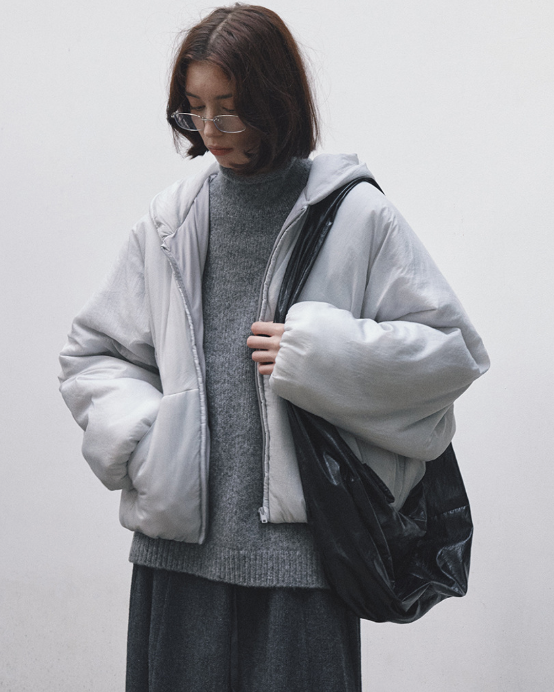 スリークハイネックトッププルオーバー 10377