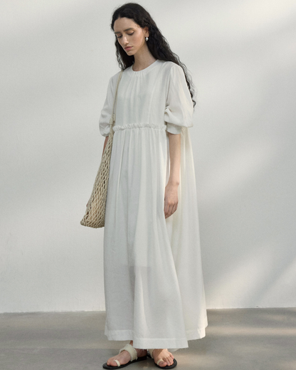 シルエットプラスロングワンピース 10476