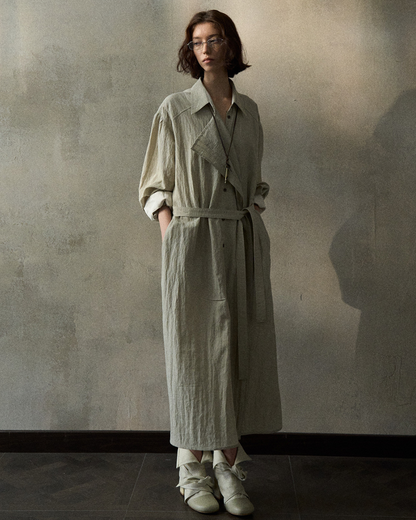 アシメノワールシャツワンピース 10344