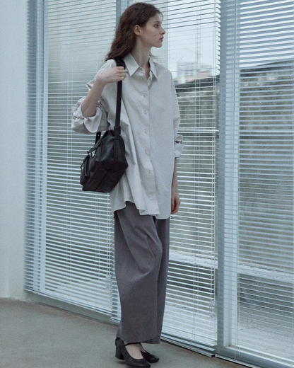 エッジカラーレスシャツ 10374