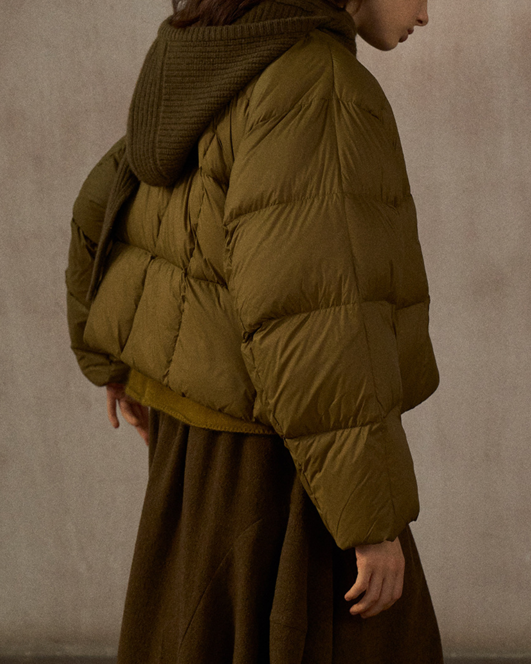 クルーネックショートコート 10274