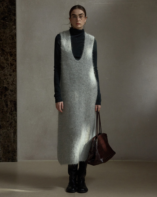 クリーンラインVネックワンピ 10403