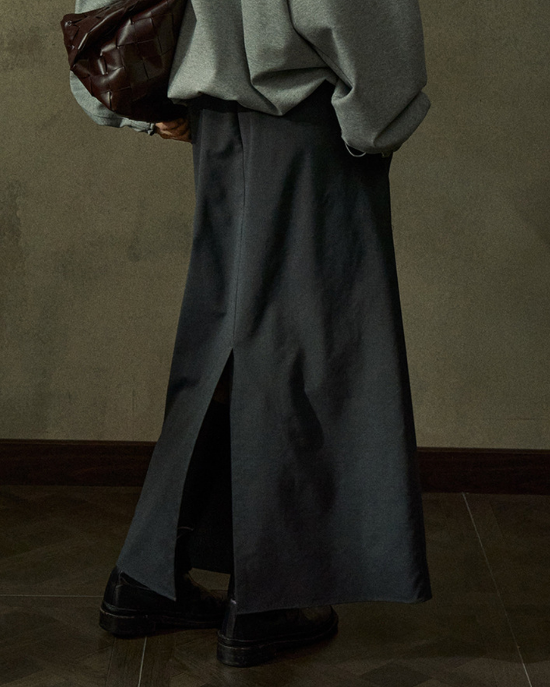 バックスリットドロストスカート 10220