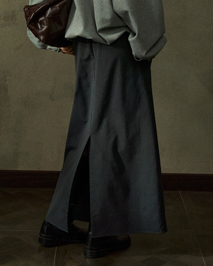 バックスリットドロストスカート 10220