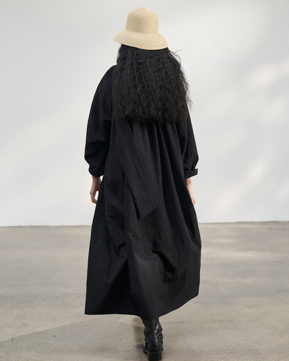 サイレントスカーフロングワンピース 10429