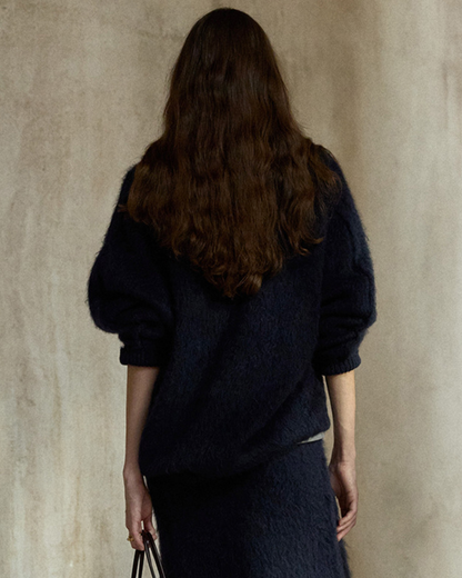 ストラクチャーモードニットプルオーバー 10397