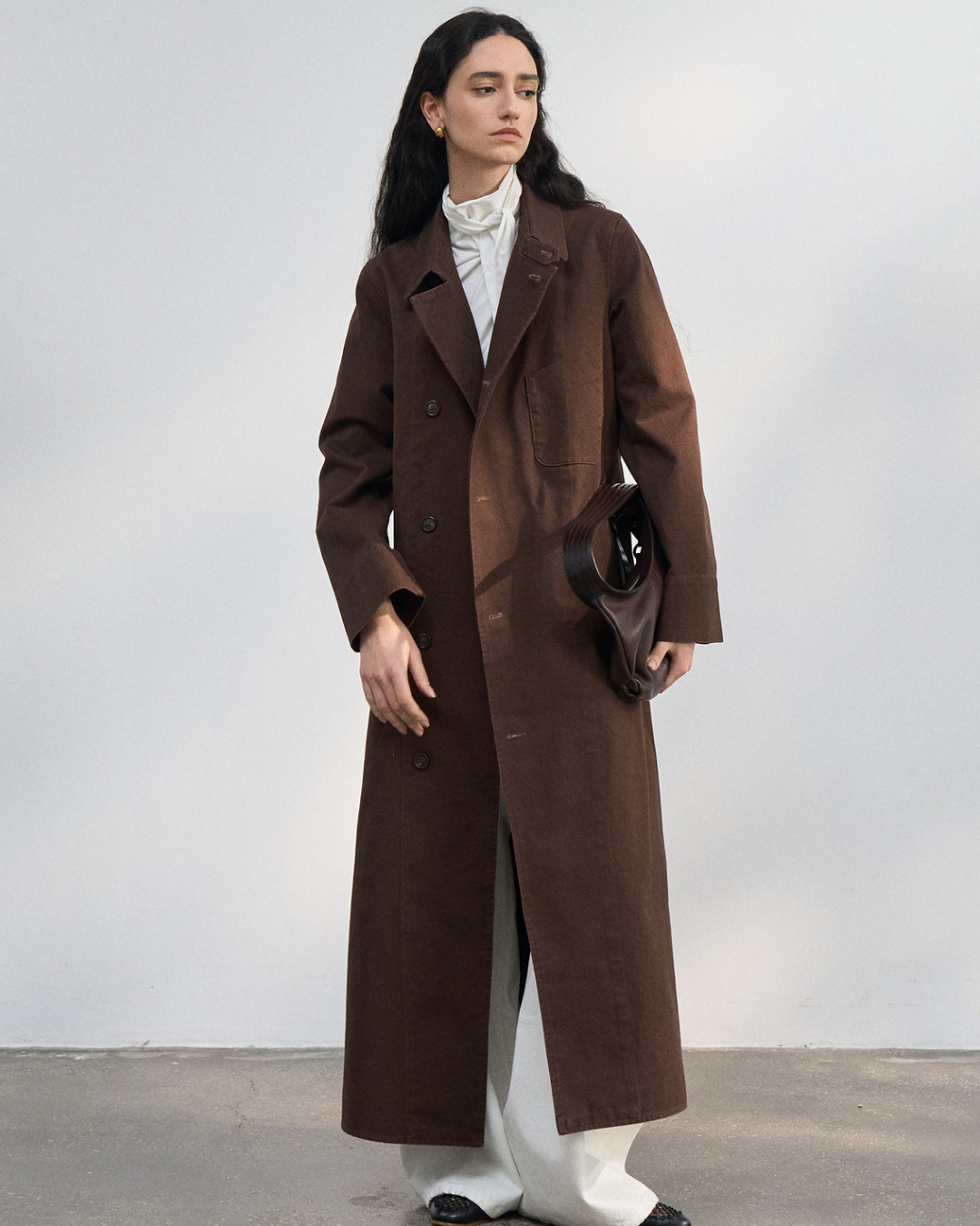 ストラクチャーアーバンロングコート 10444