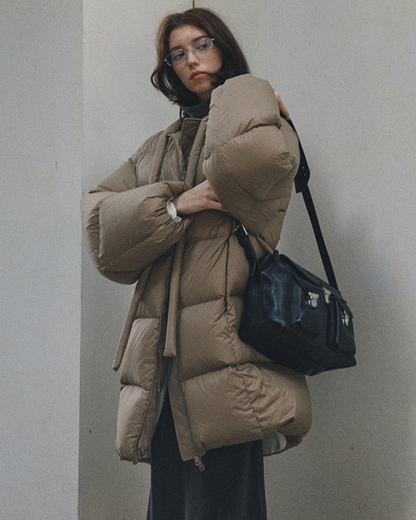 ストラップミドルジップコート 10390