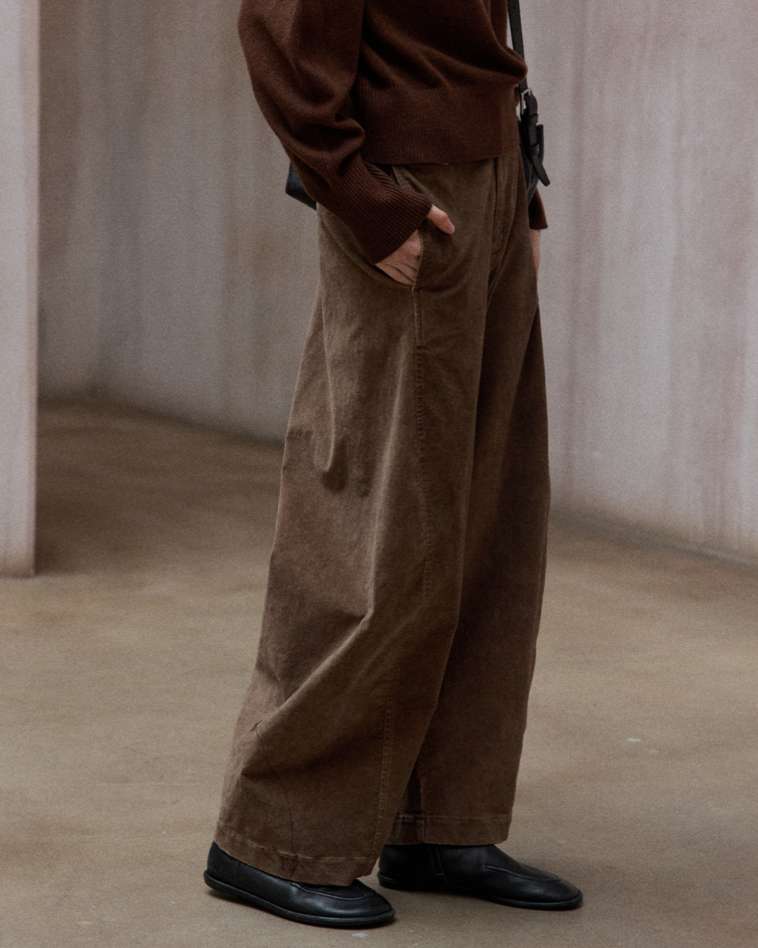 レトロウオッシュシミターカジュアルパンツ 10133