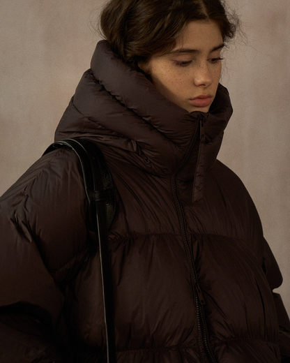 ショートフーディーダウンコート 10254