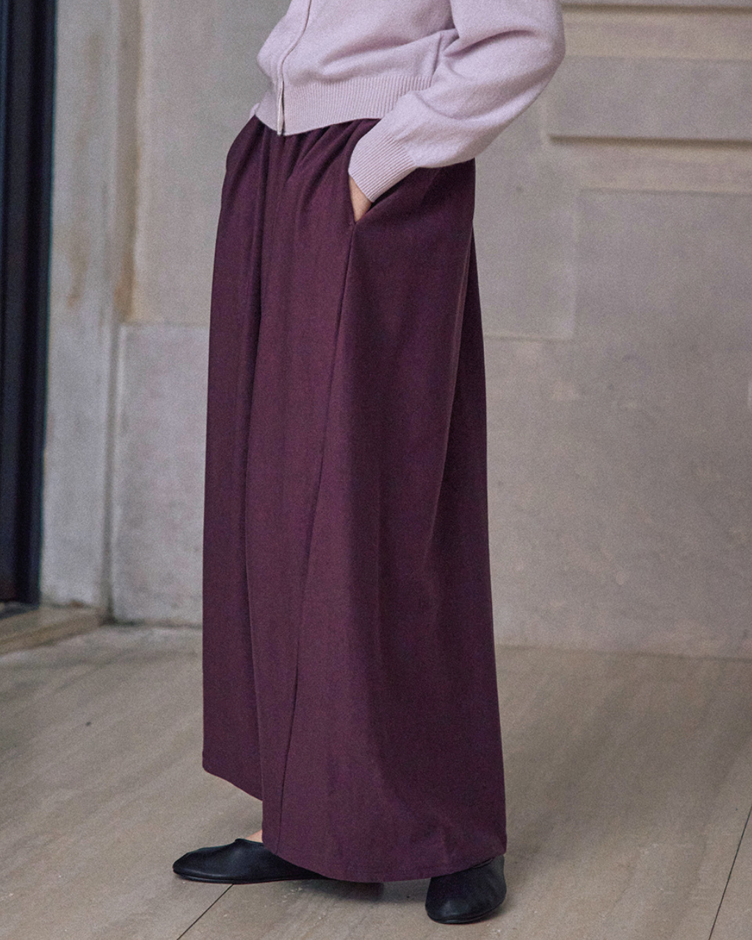 バックスリットカーブスカート 10156