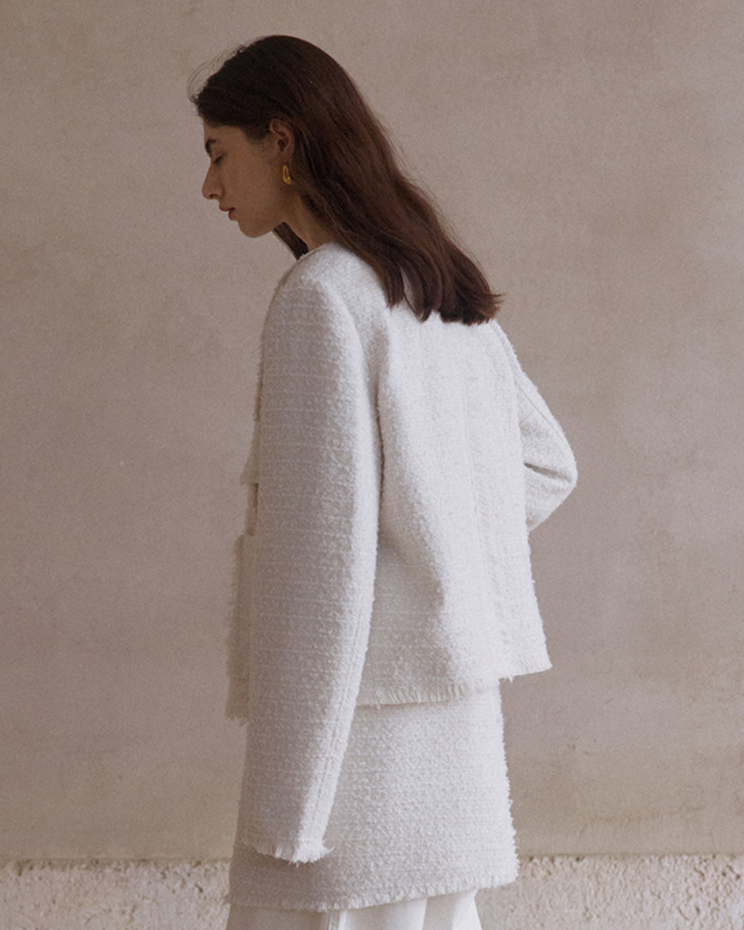 モードフリンジツイードジャケット 10413