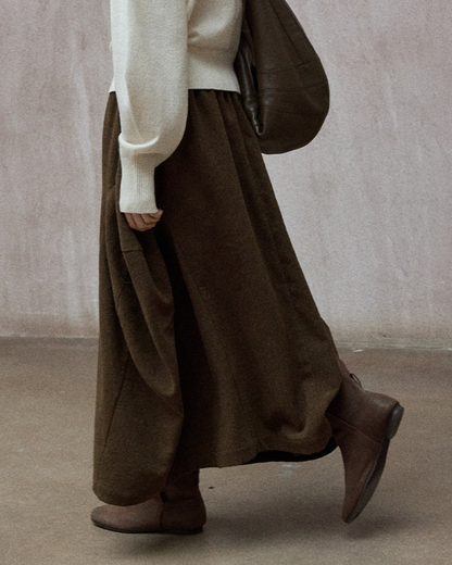 ハイウエストカーブスカート 10160