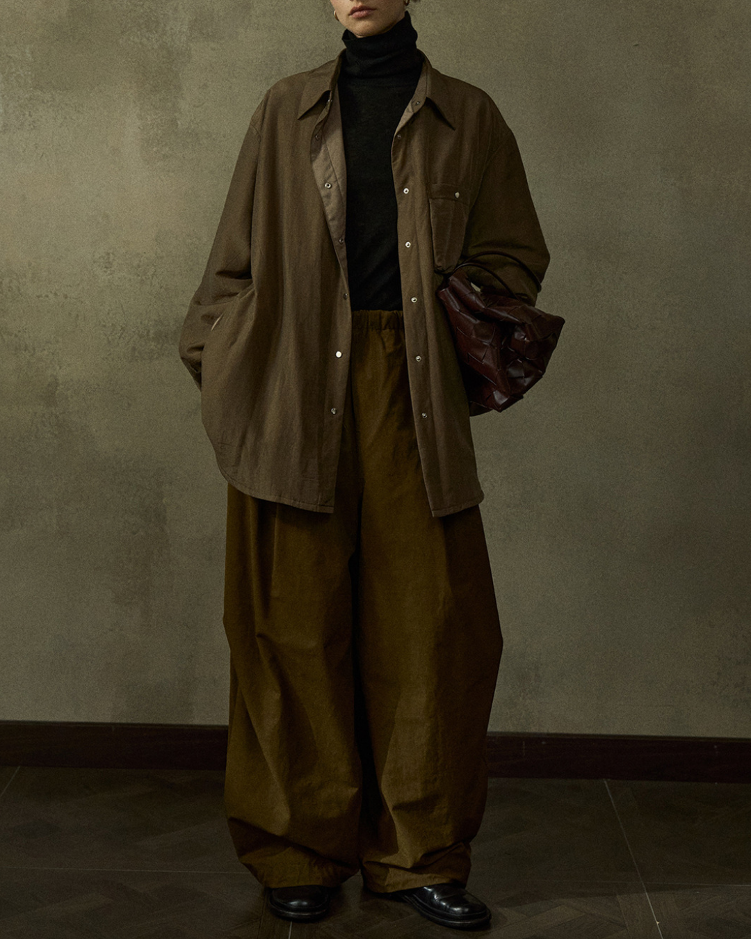 キルティングポケットオーバーシャツ 10202