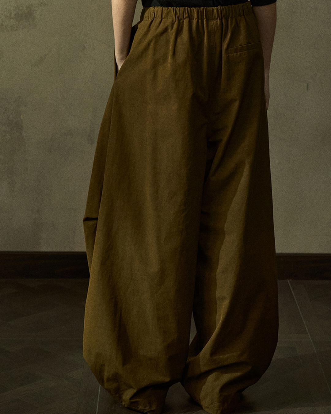 ウエストゴムルーズカジュアルパンツ 10255