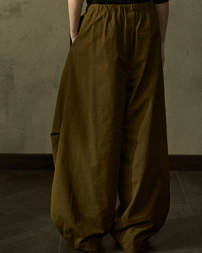 ウエストゴムルーズカジュアルパンツ 10255