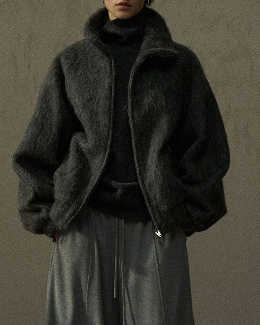 スタンドカラージッパージャケット 10263