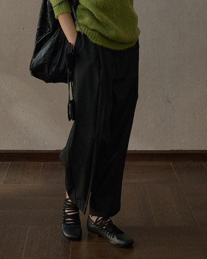 シャープカーブシルエットクロップドパンツ 10781