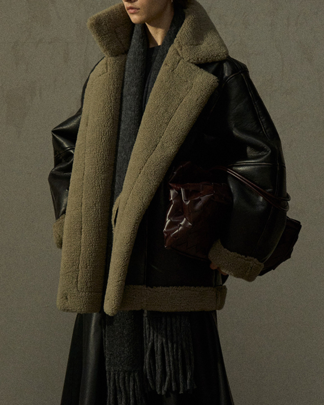 ビッグカラーボアオーバージャケット 10289