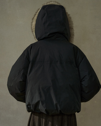 フェイクファーショートコート 10256